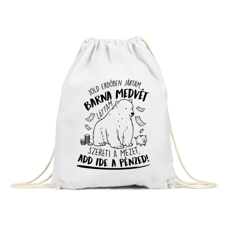 Zöld erdőben jártam, barna medvét láttam... - Tornazsák