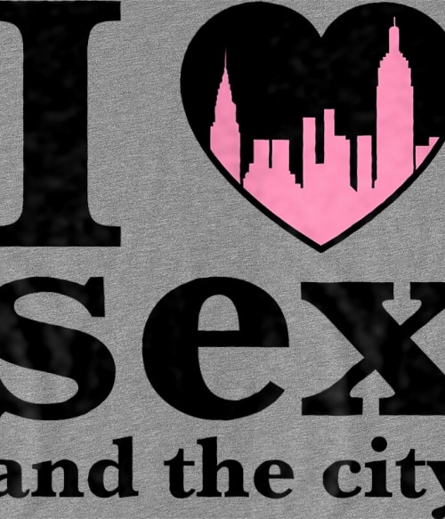 I love Sex and the City york Pólók, Pulóverek, Bögrék - Szex és New York