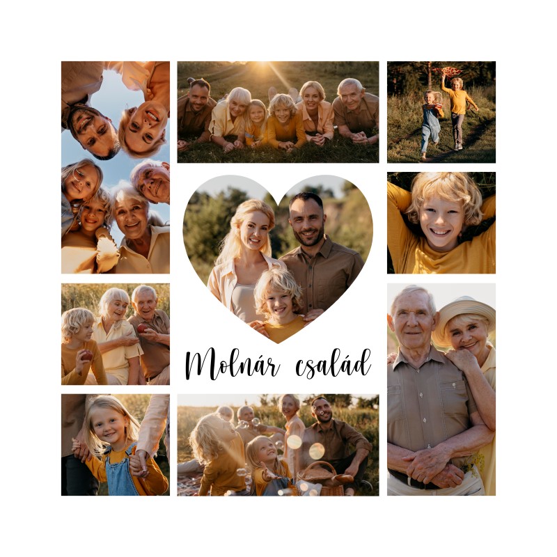 Szivecskés kollázs - Mylife Plus