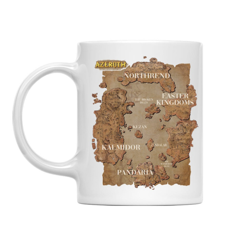 Azeroth vintage map