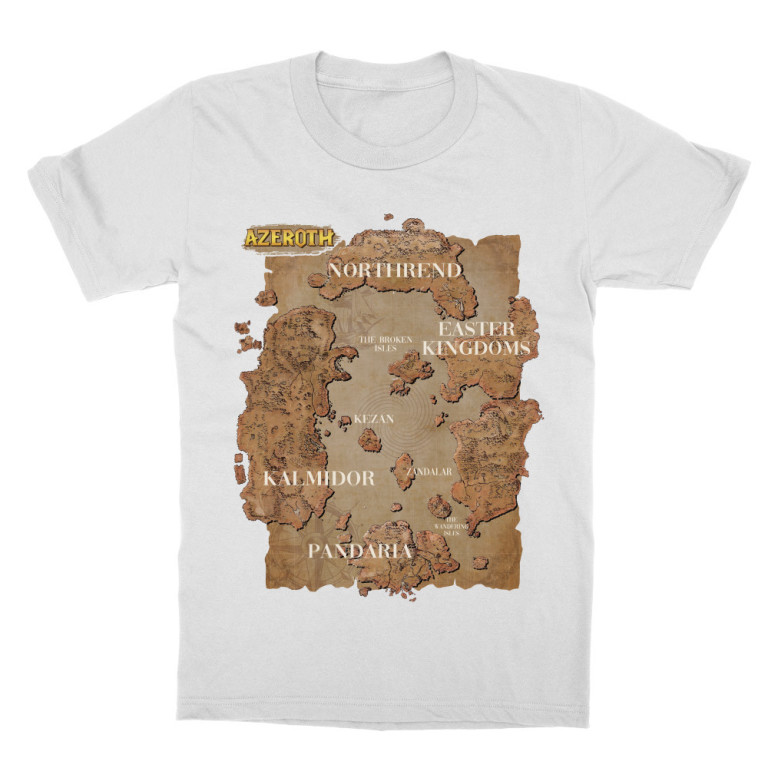 Azeroth vintage map