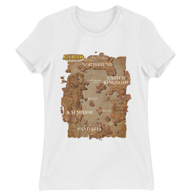 Azeroth vintage map