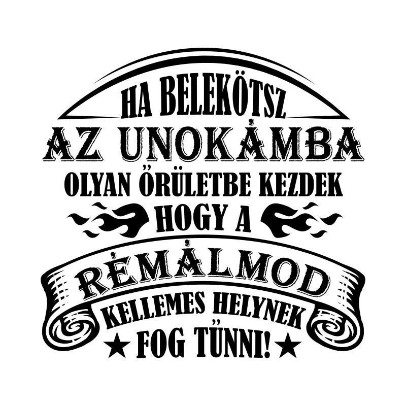 Ha belekötsz az unokámba - Design preview