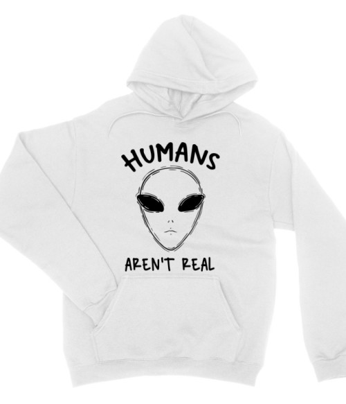 Humans aren't real UFO Pulóver - UFO