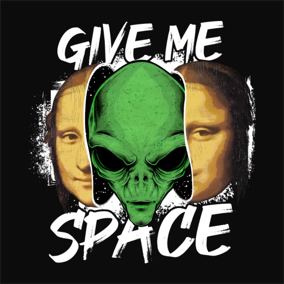 Give me space UFO Pólók, Pulóverek, Bögrék - UFO