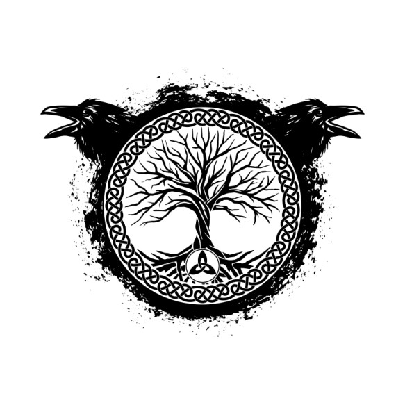 Az élet fája motívum Kelta mitológia Pólók, Pulóverek, Bögrék - Kultúra