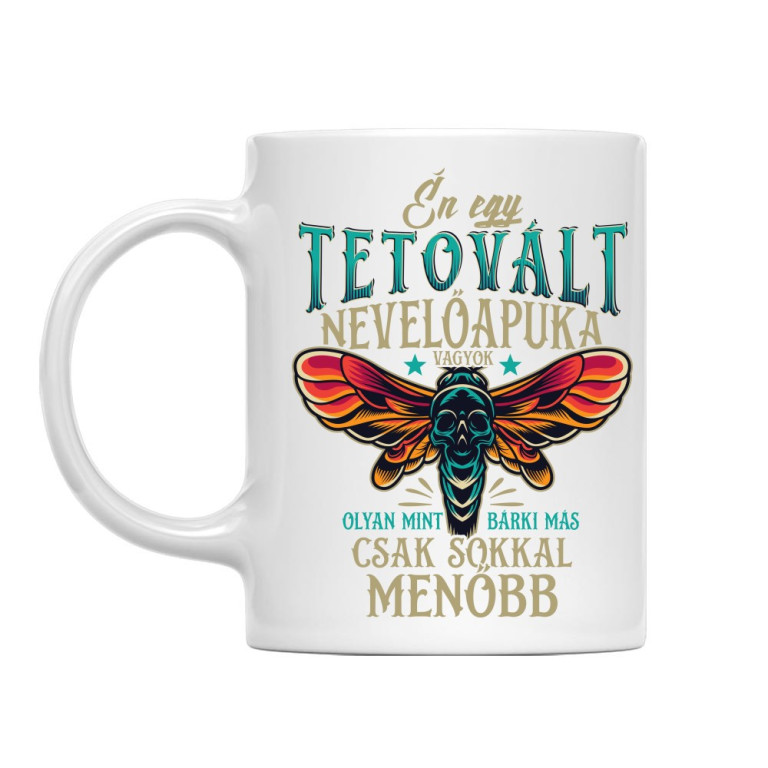 Tetovált nevelőapuka - Bögre