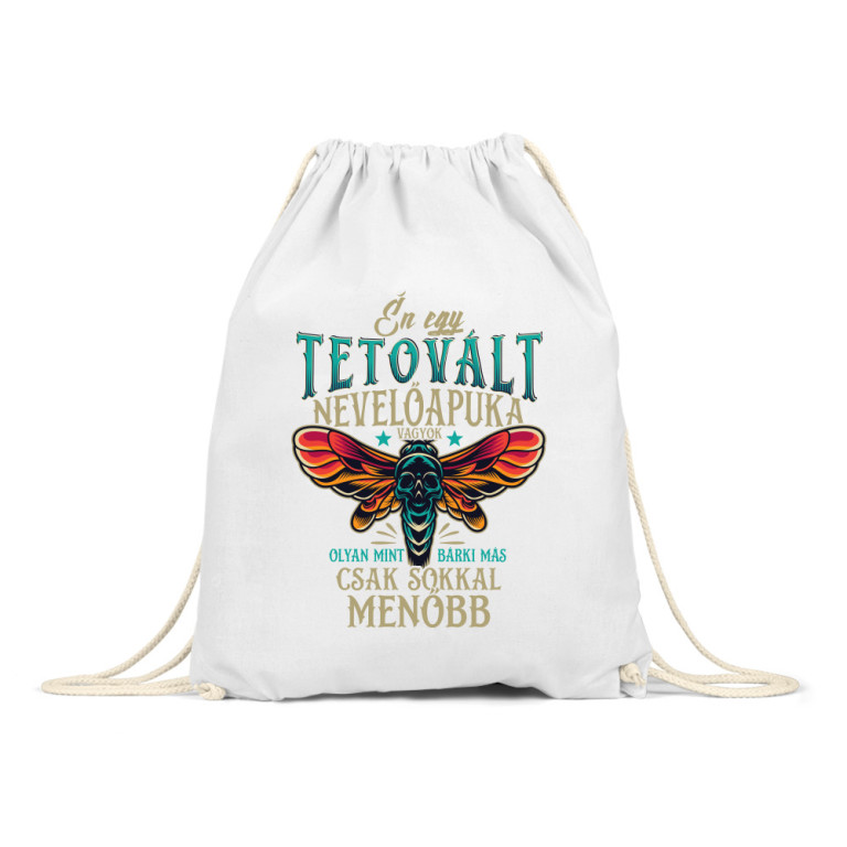 Tetovált nevelőapuka - Tornazsák