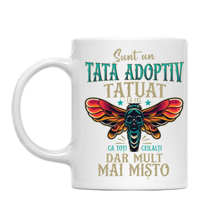 Tată adoptiv tatuat