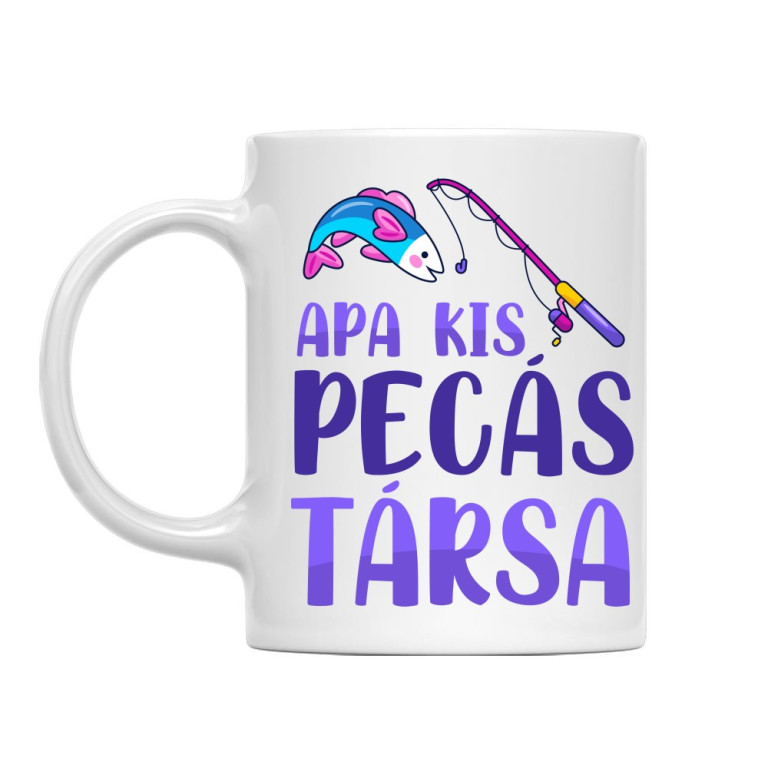 Apa kis pecás társa - Bögre
