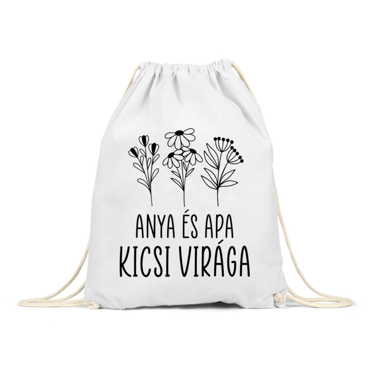 Anya és apa kicsi virága - Tornazsák