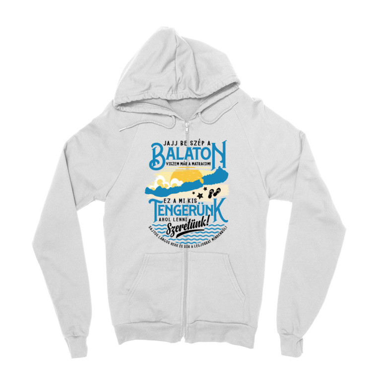Jajj be szép a Balaton - Zipzáros Pulóver