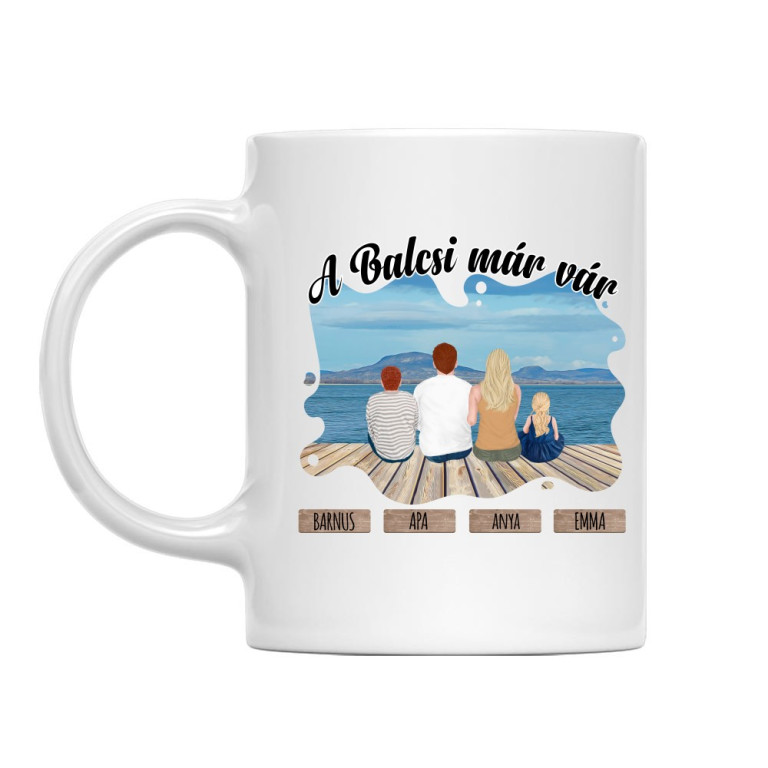 Családdal a Balatonon - Mylife - Bögre