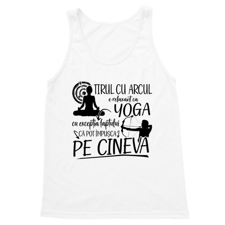 Tirul cu arcul este ca yoga - Tricou pentru bărbați