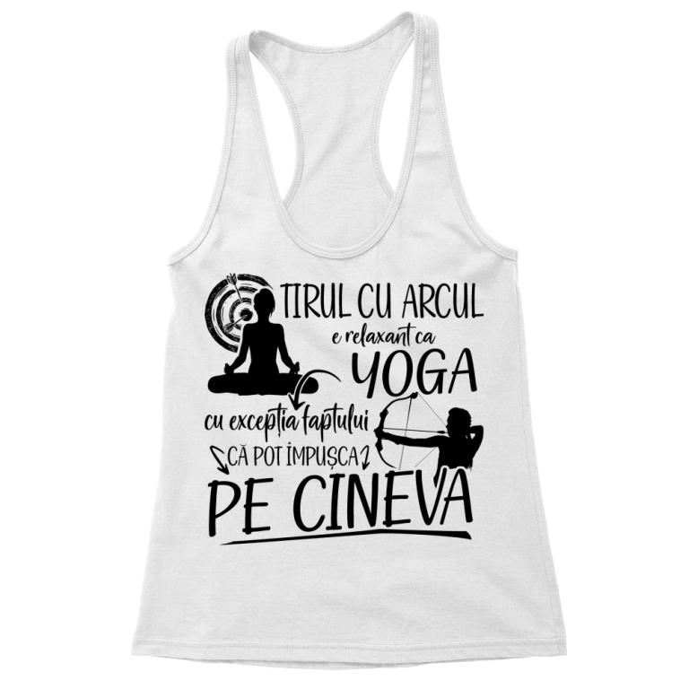 Tirul cu arcul este ca yoga - Tricou pentru femei