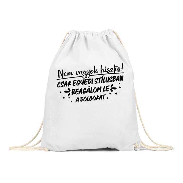 Nem vagyok hisztis! - Tornazsák