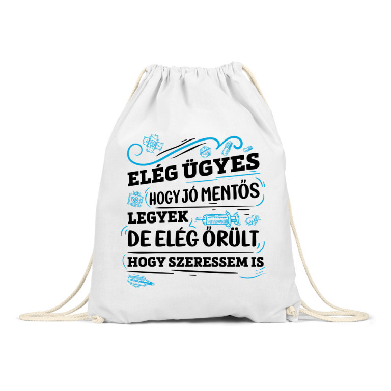 Elég ügyes, hogy jó mentős legyek - Tornazsák