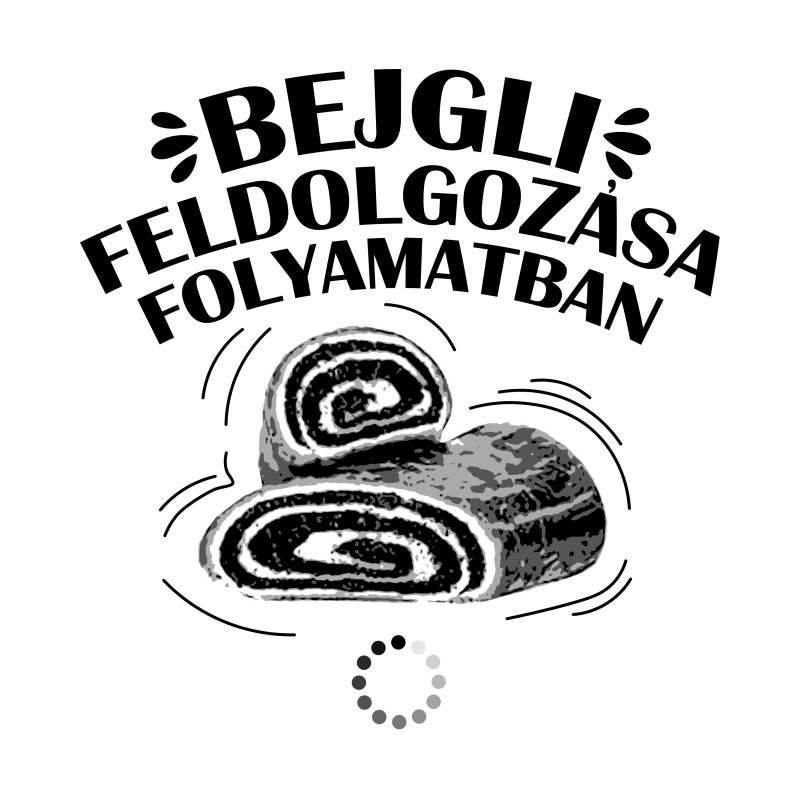 Bejgli feldolgozása folyamatban