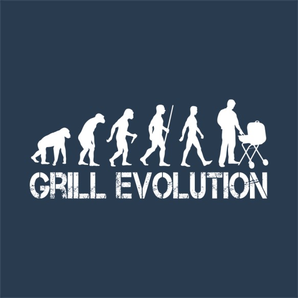Grill evolúció Grillezés Pólók, Pulóverek, Bögrék - Hobbi-Érdeklődés