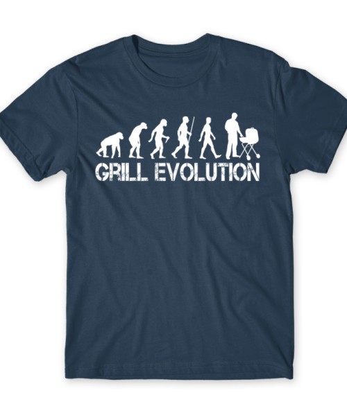 Grill evolúció Grillezés Póló - Hobbi-Érdeklődés