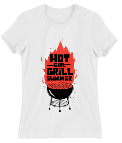 Hot grill summer Grillezés Női Póló - Hobbi-Érdeklődés