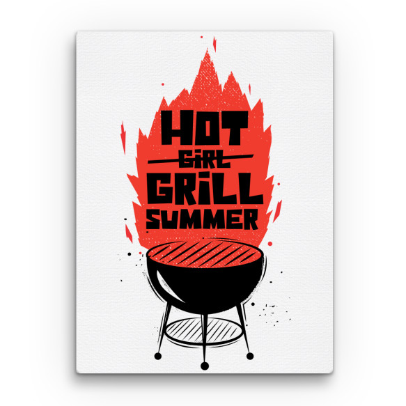 Hot grill summer Grillezés Vászonkép - Hobbi-Érdeklődés