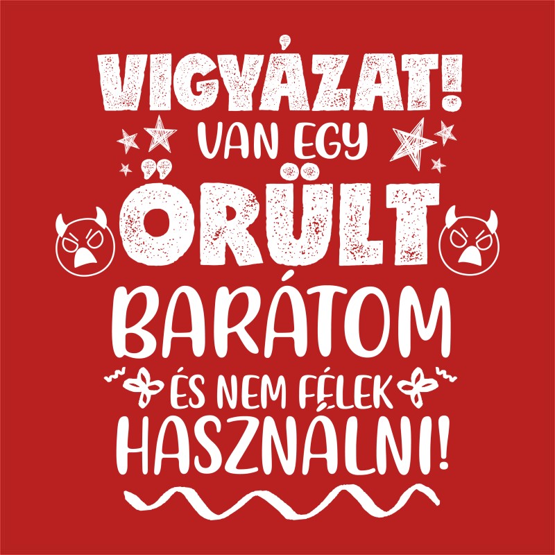 Van egy őrült barátom