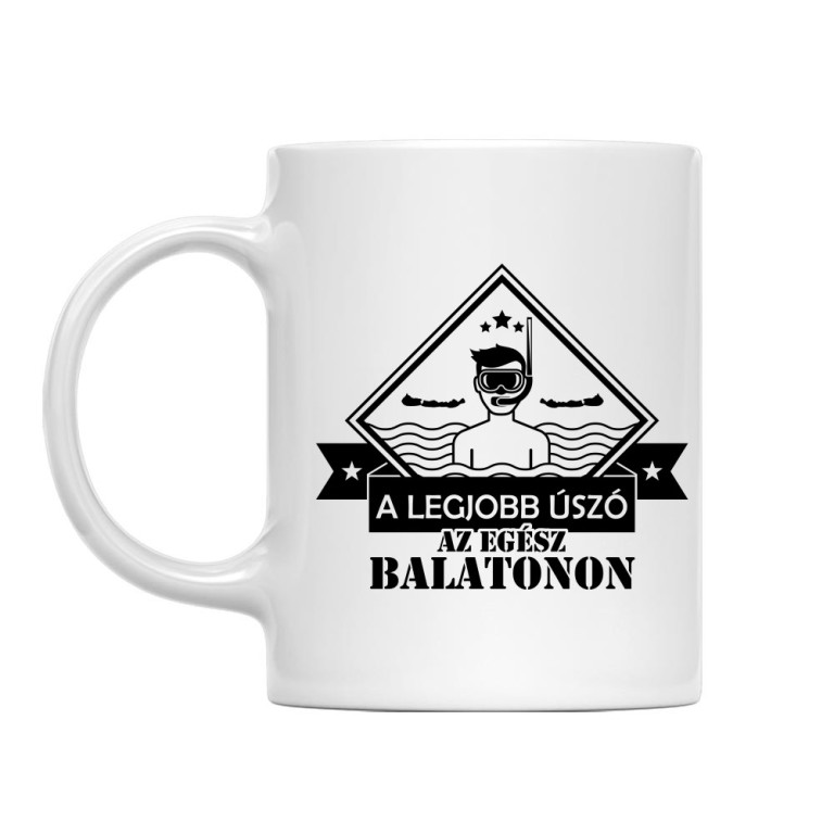 A legjobb úszó egész Balatonon - Bögre