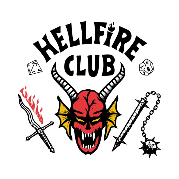 Hellfire Club Stranger Things Pólók, Pulóverek, Bögrék - Stranger Things