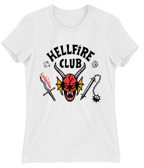 Hellfire Club Sorozatos Női Póló - Stranger Things