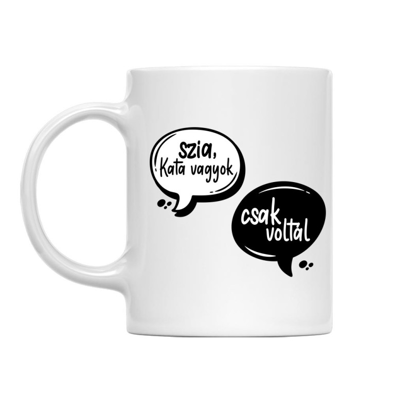 Szia, Kata vagyok! - Bögre