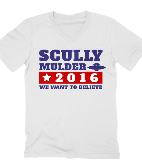 Scully Mulder 2016 Póló - Ha The X-Files rajongó ezeket a pólókat tuti imádni fogod!