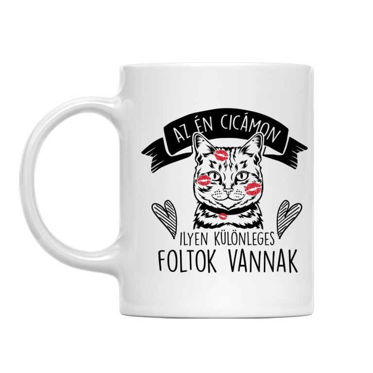 Az én cicámon ilyen foltok vannak - Bögre