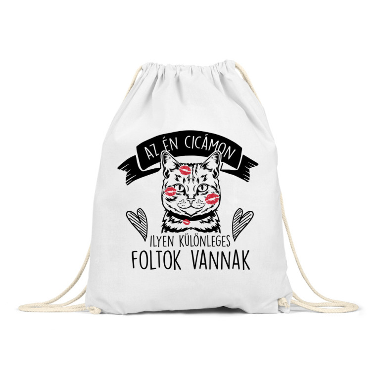 Az én cicámon ilyen foltok vannak - Tornazsák