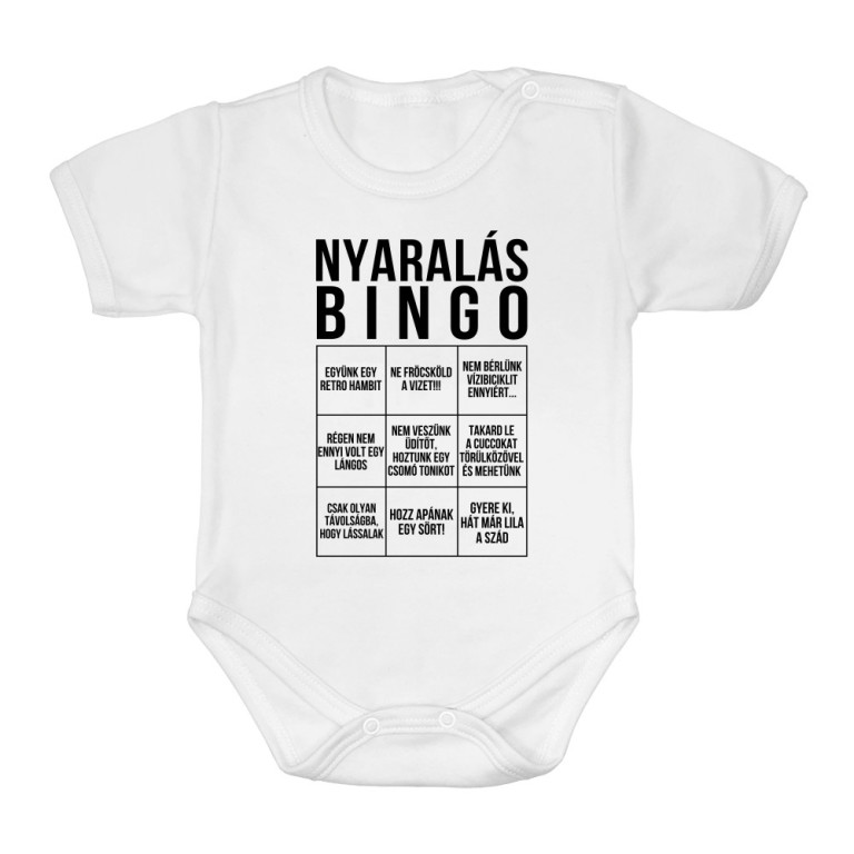 Nyaralás bingó - Baba Body
