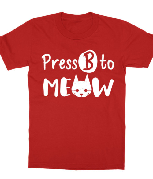 Press B to meow Stray Gyerek Póló - Stray