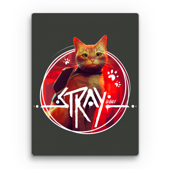 Stray badge Gaming Vászonkép - Stray