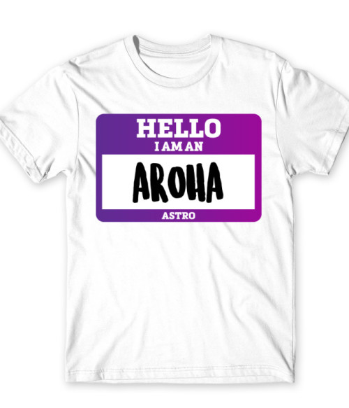 Hello, I am an Aroha Astro Férfi Póló - K-Pop