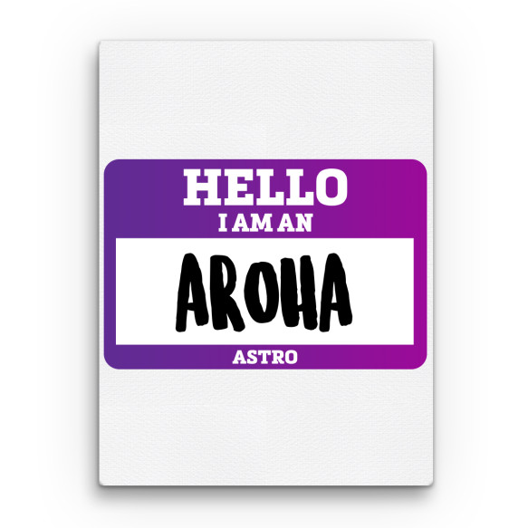 Hello, I am an Aroha Astro Vászonkép - K-Pop