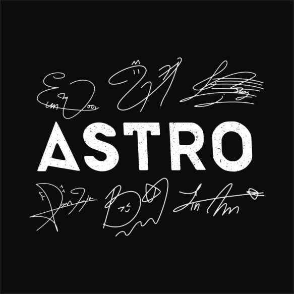 Astro signatures Astro Pólók, Pulóverek, Bögrék - K-Pop