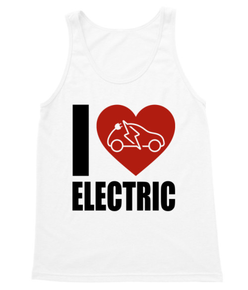 I Love Electric Cars Elektromos autó Trikó - Járművek