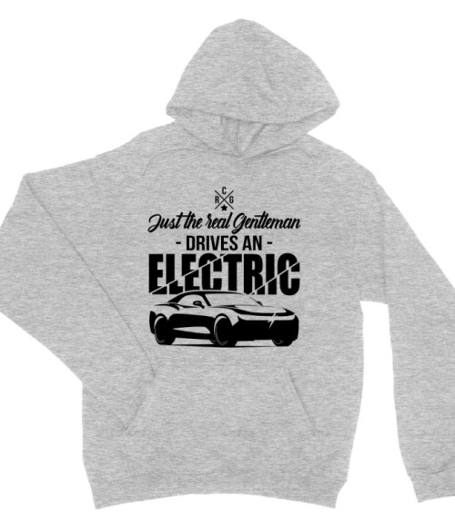 Just the Real Gentleman - Electric Car Elektromos autó Pulóver - Járművek