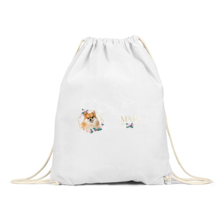 My pet with gold flower frame - Mylife Plus