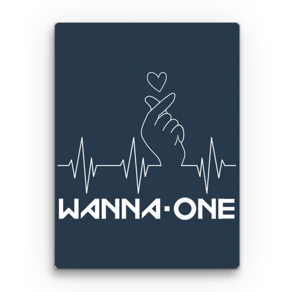 Wanna One heartbeat K-Pop Vászonkép - Wanna one