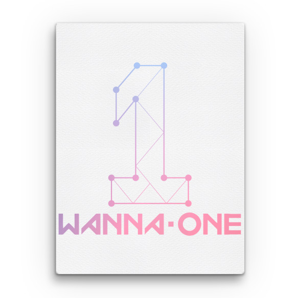 Wanna One logo K-Pop Vászonkép - Wanna one
