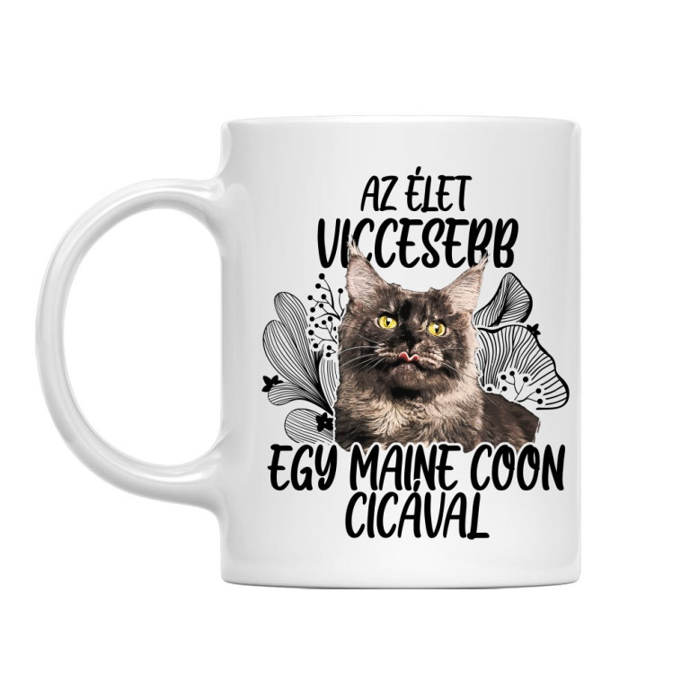 Az élet viccesebb - Maine coon - Bögre