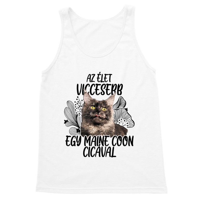 Az élet viccesebb - Maine coon - Férfi Trikó