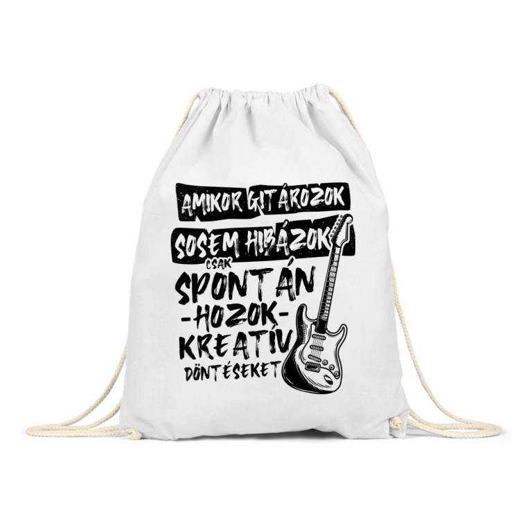Amikor gitározok sosem hibázok - Tornazsák