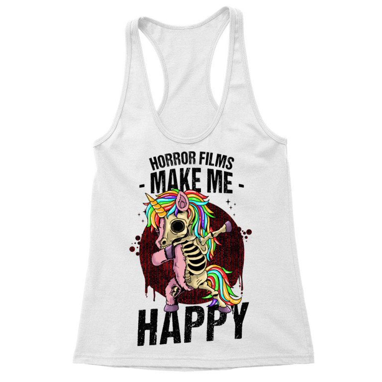 Horror films make me happy