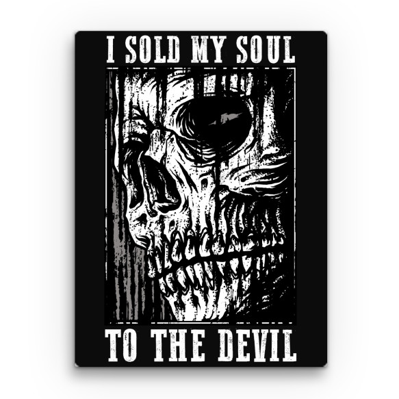 I sold my soul to the devil Horrorfilmek Vászonkép - Horrorfilmek